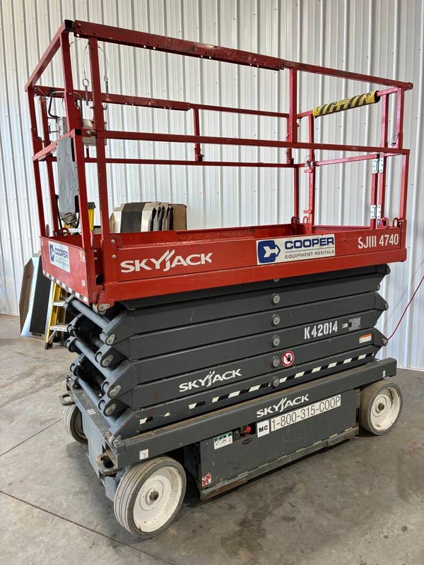 2018 sky 4740 electric scissor lift