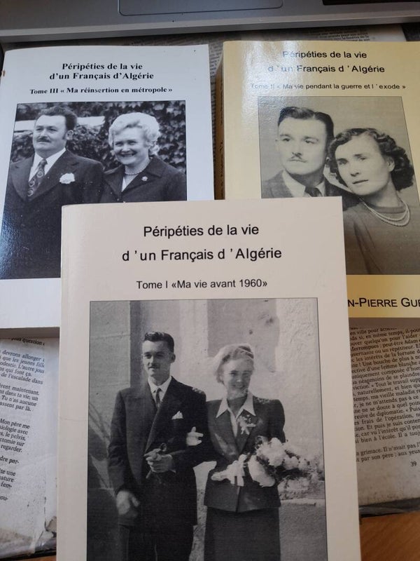 Péripétie d'un français d'Algérie T1 T2 T3 / Jean pierre Guéring /