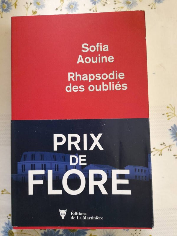 Rhapsodie des oubliés - Sofia Aouine - La Martinière -2019