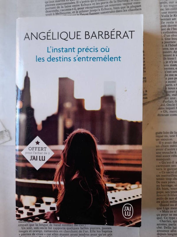 L'instant précis où les destins s'entremêlent  - Angélique Barbérat - J'ai lu -2015