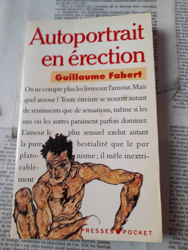 autoportrait en érection - guillaume Fabert - Presses Pocket - 1989