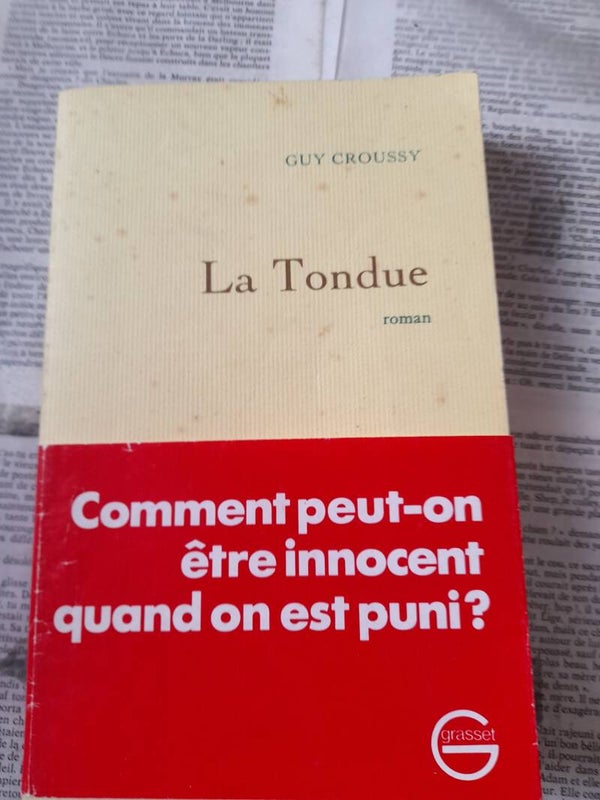 La tondue - Guy Croussy - Grasset - 1980