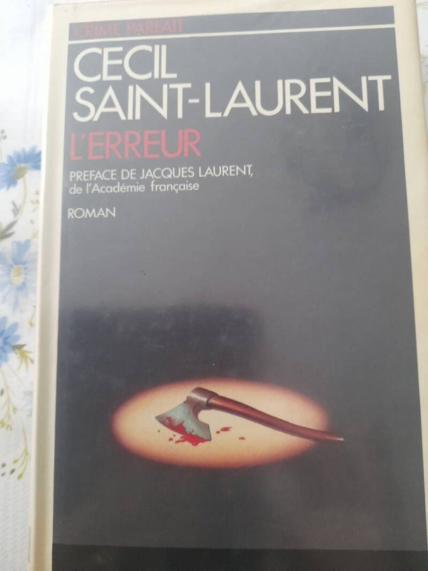 L'erreur - Cecil saint-Laurent - Edition Mercure de France 1987