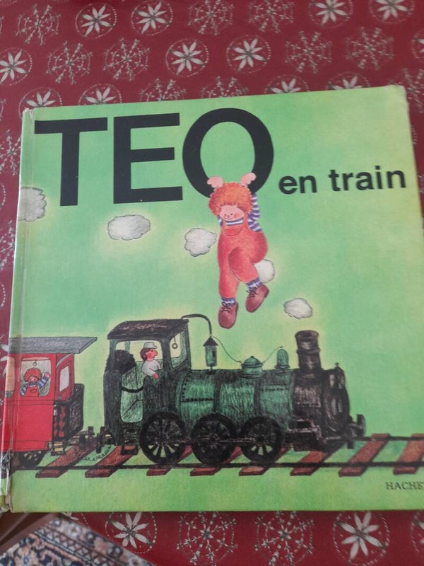 Teo en train -J. Capdevila et V. Denou - Hachette 1977