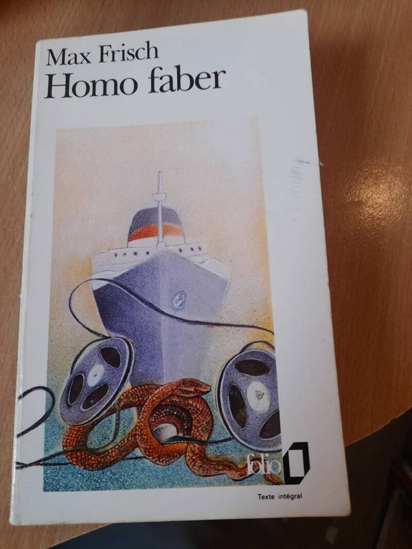 Homo faber - Max Frisch - Folio -1991  Allemagne