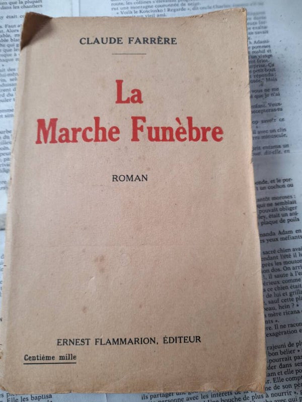 La marche funèbre - claude Farrère - Flammarion -1929
