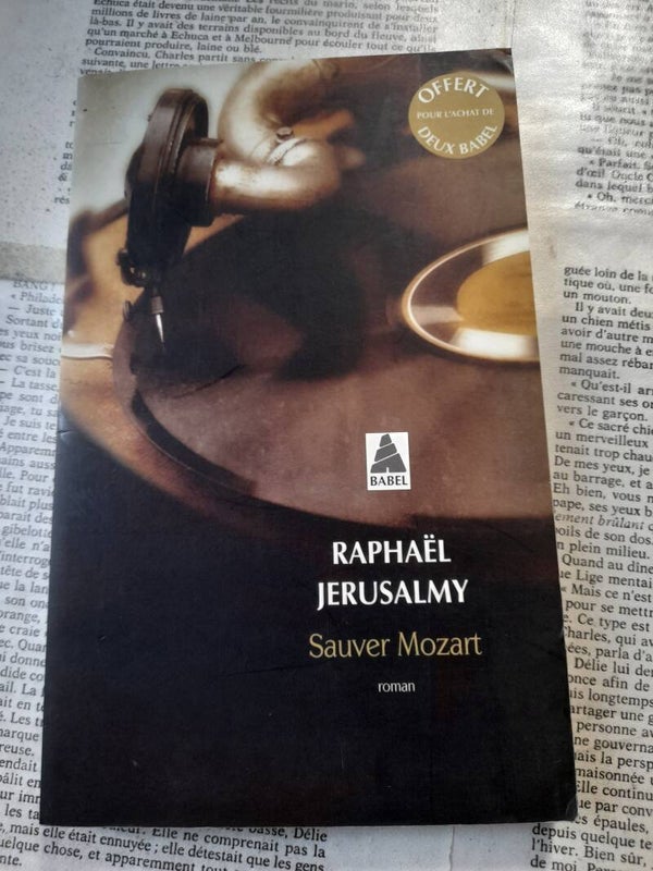 sauvez Mozart - Raphaël Jerusalmy - Babel - 2018