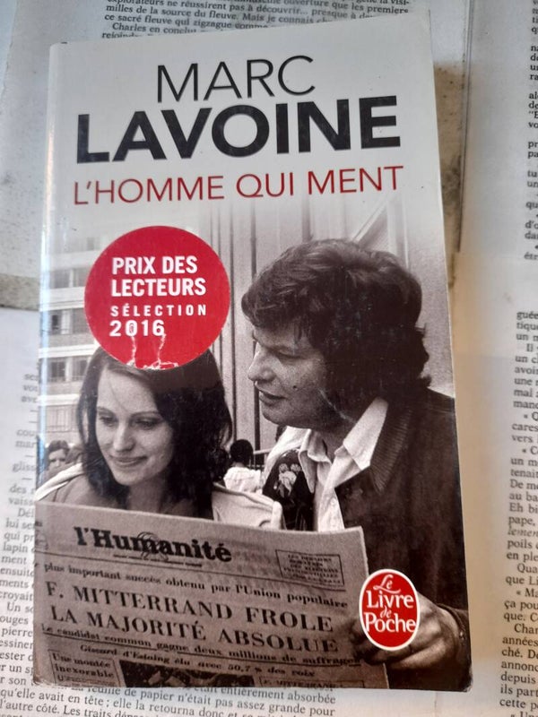 L'homme qui ment - Marc Lavoine - Le livre de poche -  2016