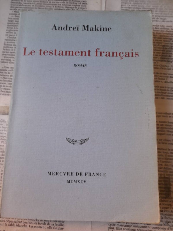 Le testament français - Andreï Makine - Mercure de France - 1995