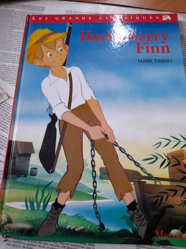 Les grands classiques Huckleberry Finn - Mark Twain - Melodia 1994