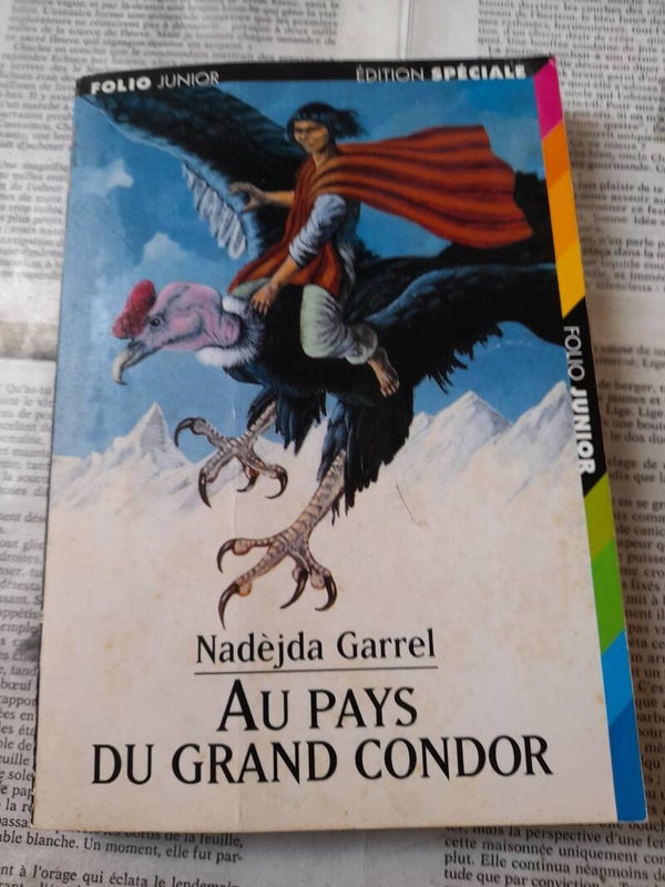 Au pays du grand condor - Nadèjda Garrel _ Edition Folio junior 2003  10 ans