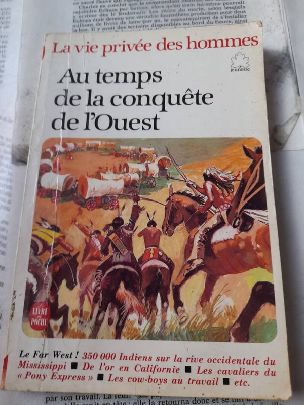 Au temps de la conquête de l'ouest - Le livre de poche jeunesse 1979