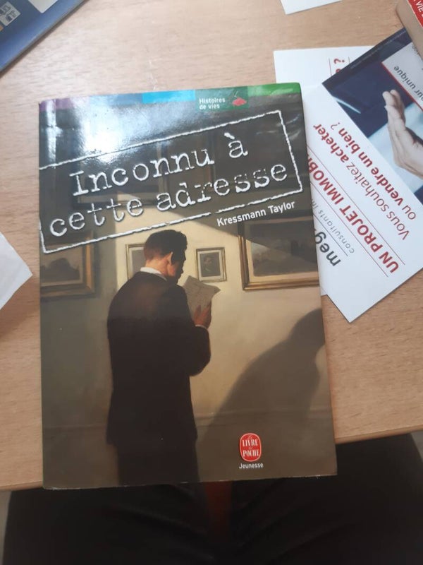 Inconnu à cette adresse - Kressmann Taylor -  Le livre de poche 2002