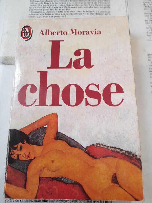 La chose - Alberto Moravia - J'ai lu - 1987   italie