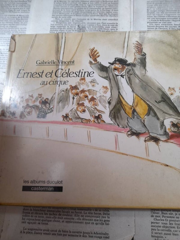 Ernest et Célestine au cirque - Gabrielle Vincent - Les albums Ducolot Casterman 1988
