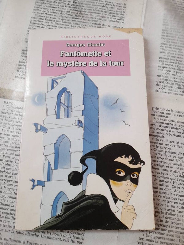 Fantômette et le mystère de la tour - Georges Chaulet - La bibliothèque rose 1993