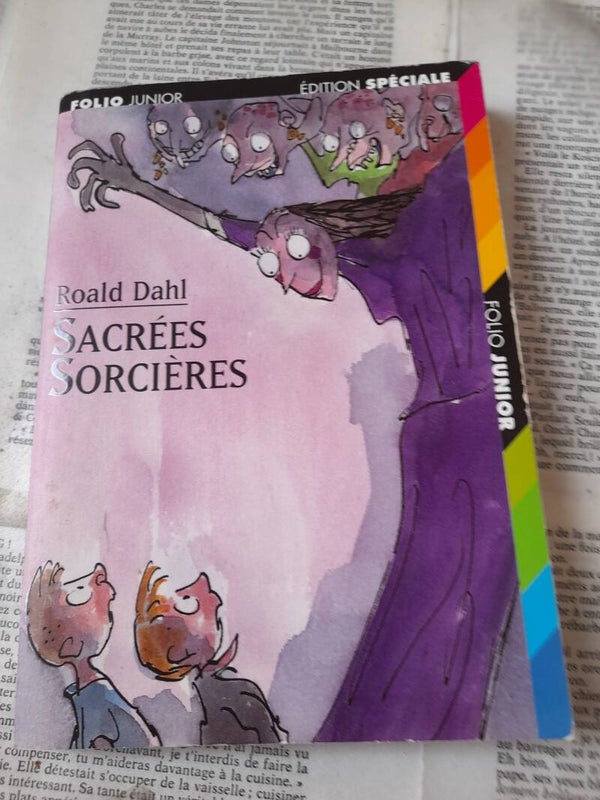 Sacrée sorcières - Roald Dahl -  Folio Junior  2006 Dès 10 ans