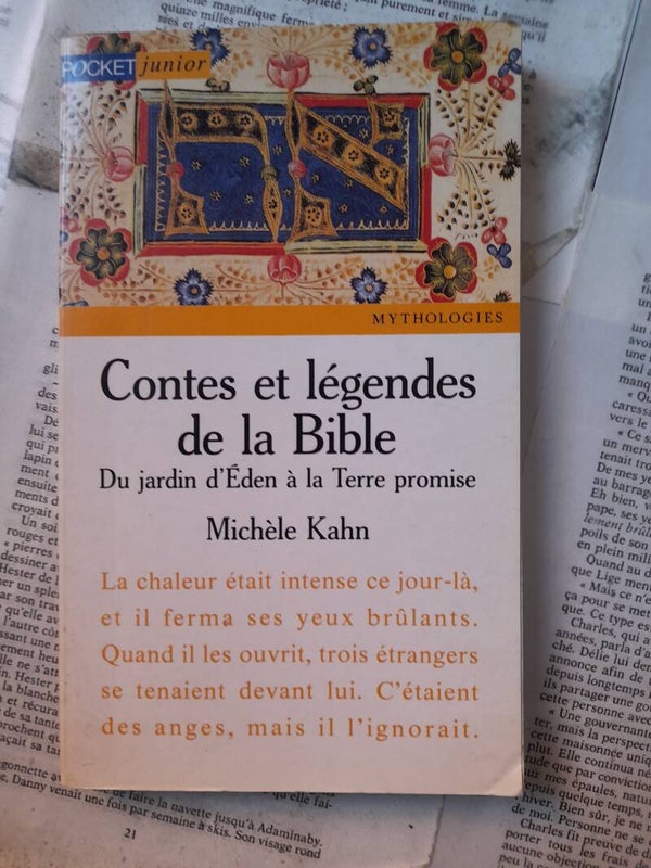 Contes et légende de la bible ( Du jardin d'Eden à la terre promise) Tome 1 - Michèle Kalm - Edition Pocket Junior 1994