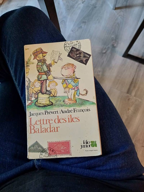 Lettre des îles Baladar - Jacques Prévert et Abdré François - Folio Junior 1982 - A partir de 8 ans