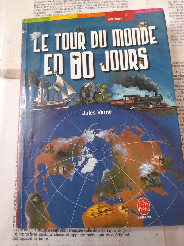 Le tour du monde en 80 jours - Jules Vetne - Le livre de poche jeunesse 2004 Dès 10 ans