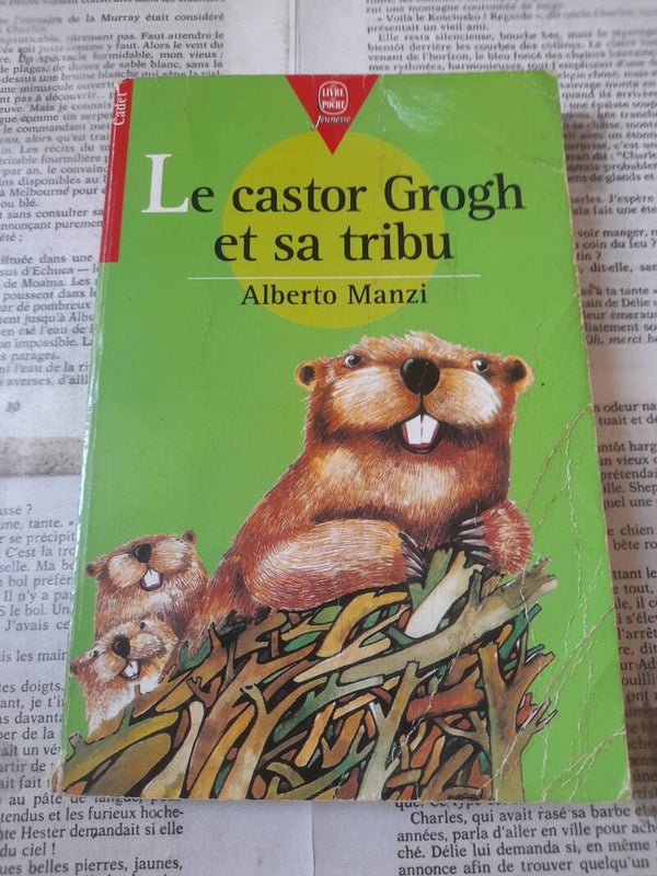 Le castor Grogh et sa tribu - Alberto Manzi - Le livre de poche jeunesse  1995