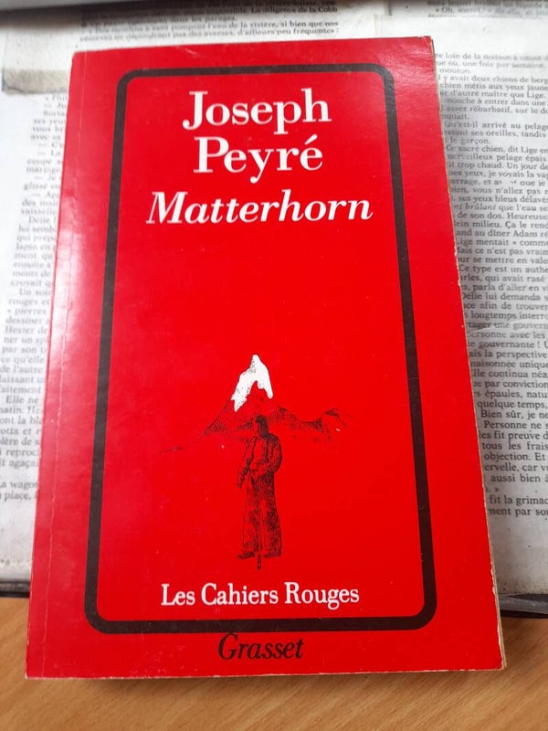 Matterhorn - Joseph Peyré - Grasset les cahiers rouges -  1992