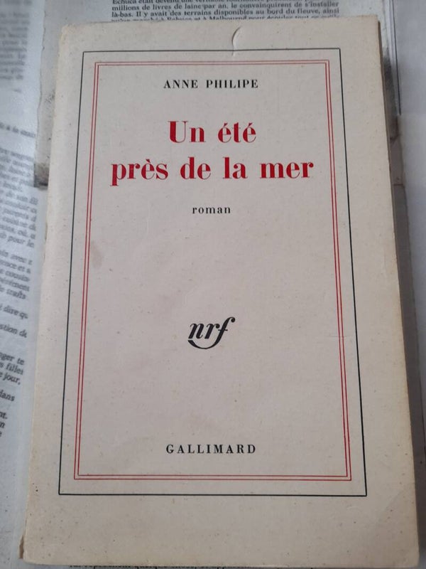Un été prés de la mer - Anne Philippe - Gallimard - 1977
