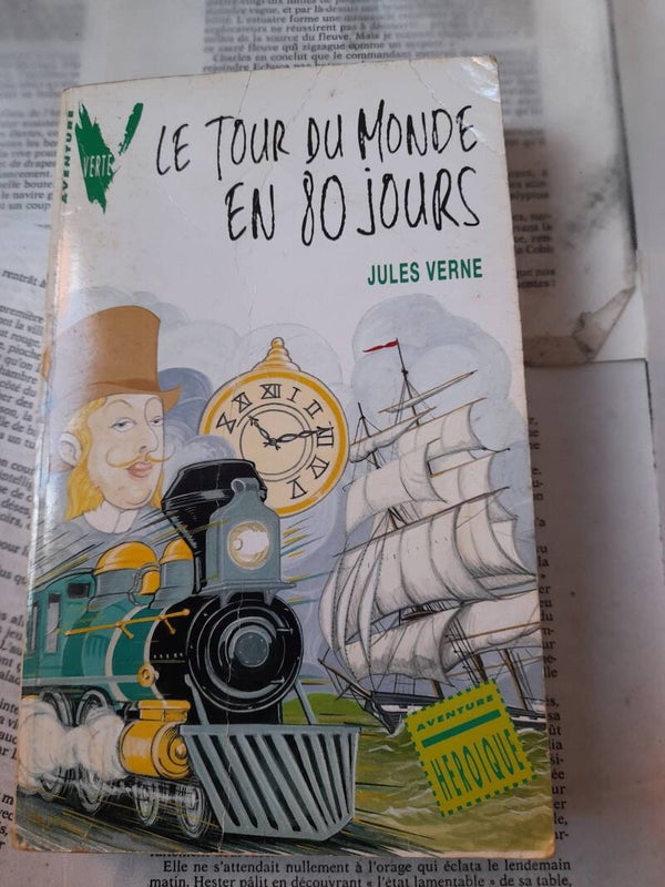 Le tour du monde en 80 jours - Jules Vetne - hachettec jeunesse 1991Dès 11 ans