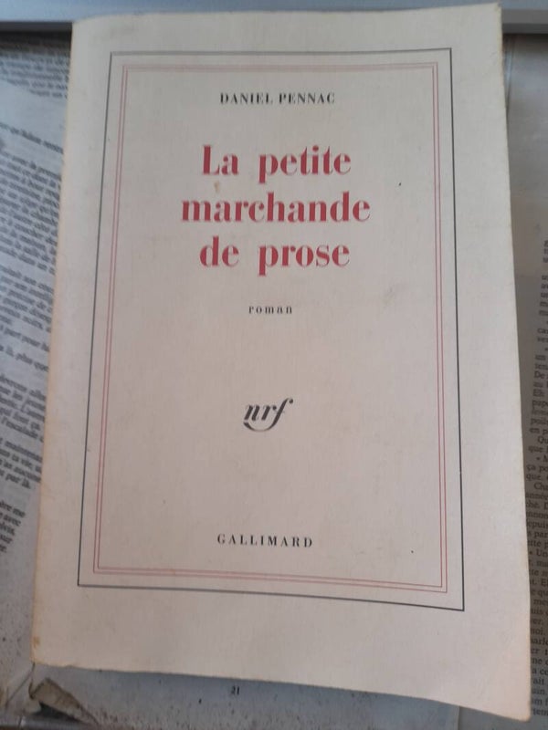 La petite marchande de prose - Daniel Pennac -Gallimard - 1989