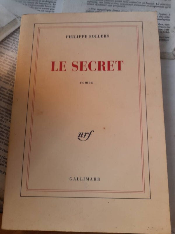 Le secret - Philippe Sollers- Gallimard - 1992