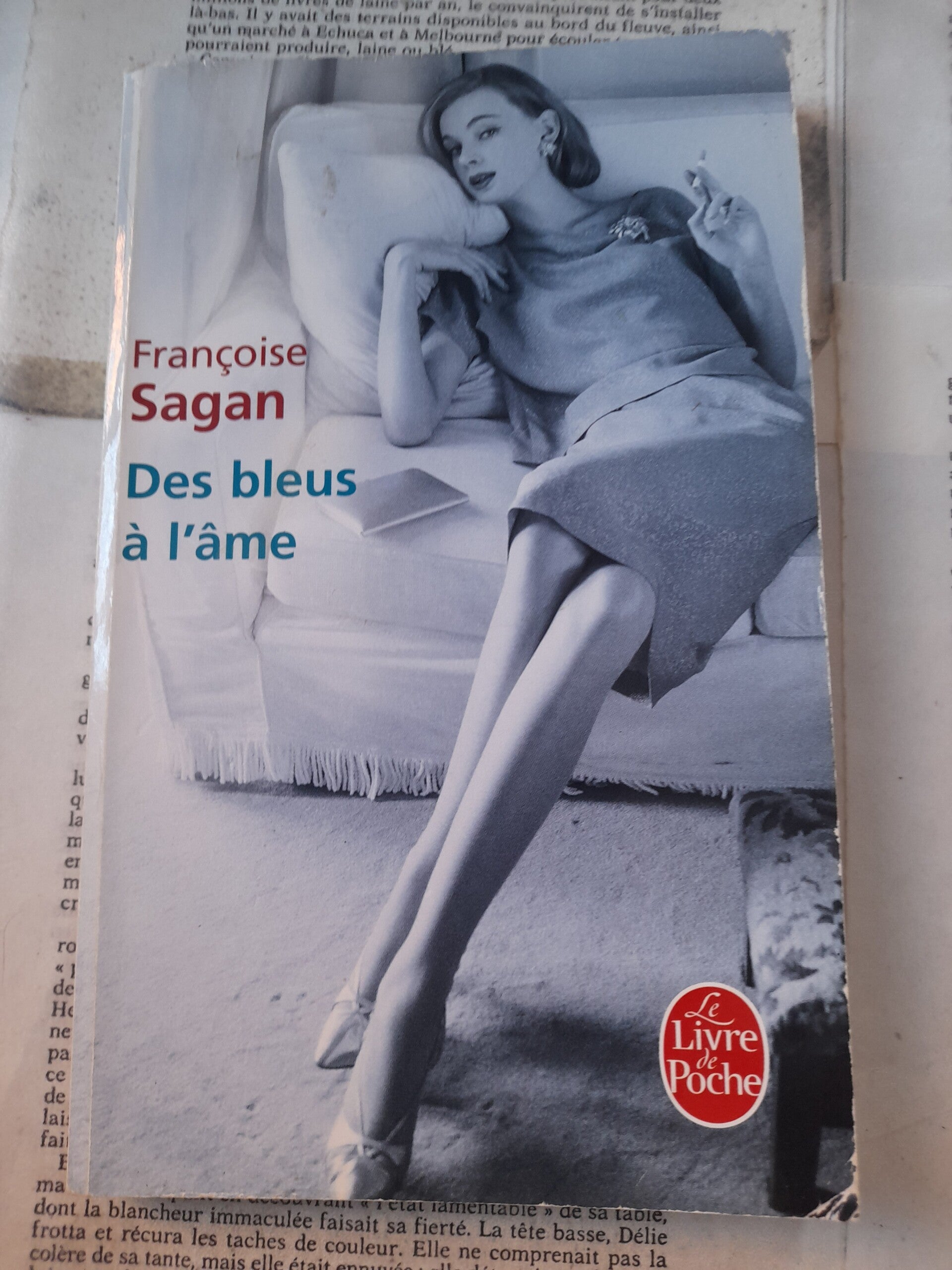 Des bleus à l'âme - Françoise Sagan- Le livre de poche -2010