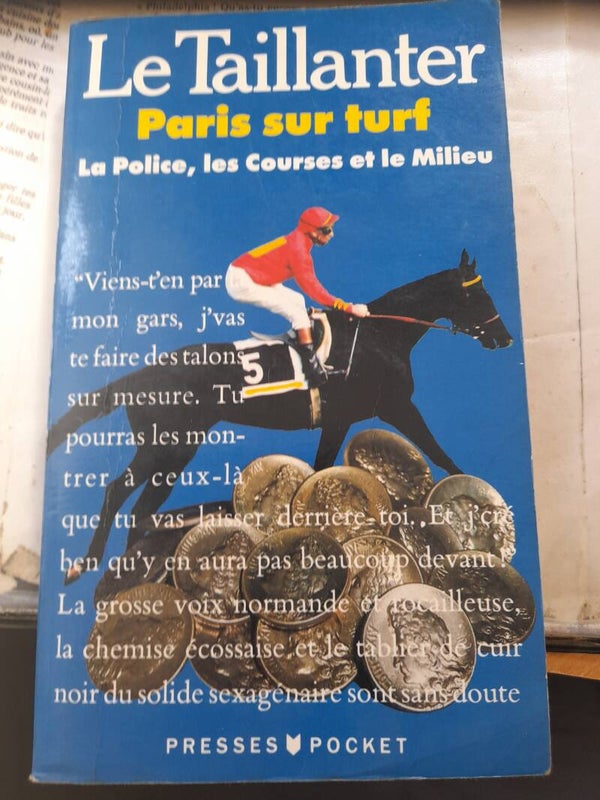 Paris sur turf - Roger Le Taillanter - Presses Pocket - 1989