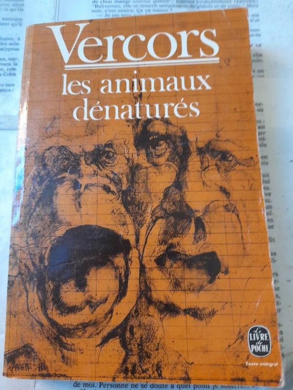 Les animaux dénaturés - Vercors -Le livre de Poche - 1979