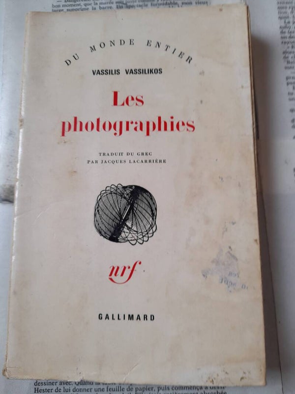 Les photographes - Vassilis Vassilikos - Gallimard du monde entier - 1969  grece
