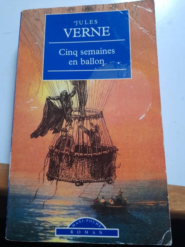 Cinq semaines en ballon - Jules Verne - maxi poche -2002