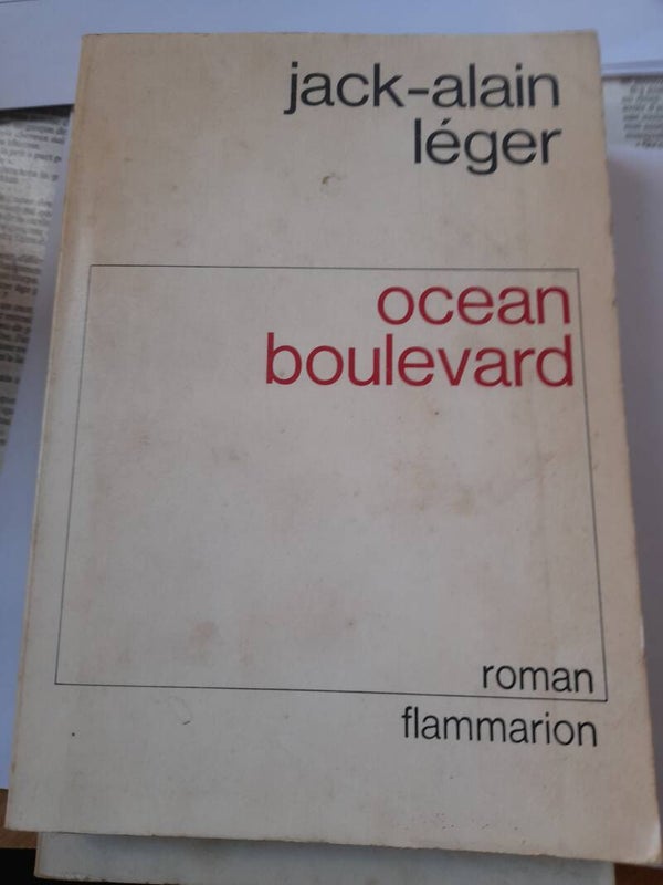 Océan boulevard -Jack Alain Léger - Flammarion - 1982