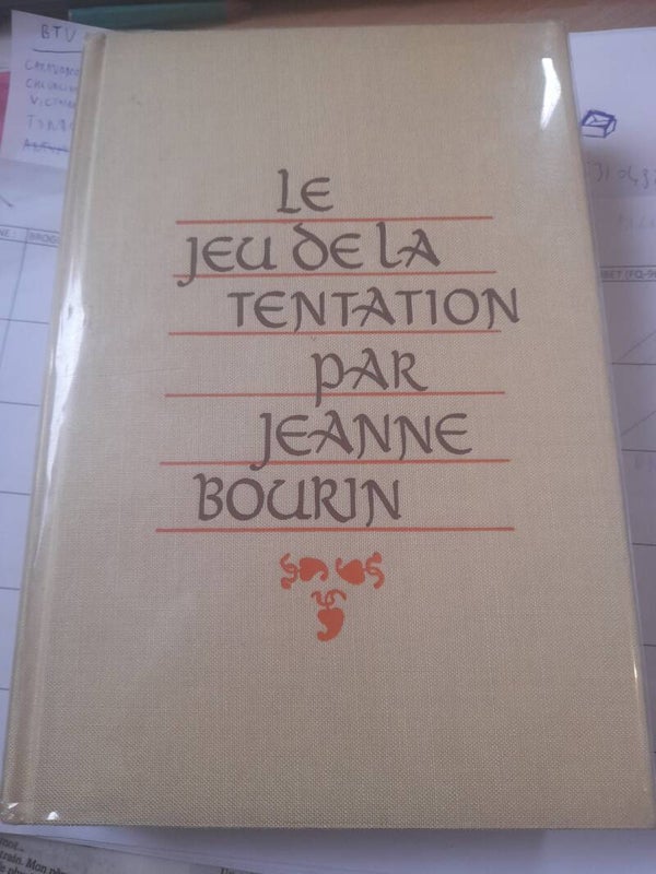 Le jeu de la tentation - Jeanne Bourin - Cercle du nouveau livre/jules tallandier - 1981