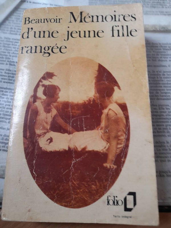 Mémoires d'une jeune filler rangée- Simone de Beauvoir - Folio  - 1972