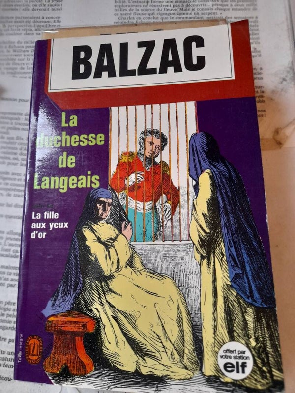 La duchesse de langeais - Honoré de Balzac - le livre de poche -  1972