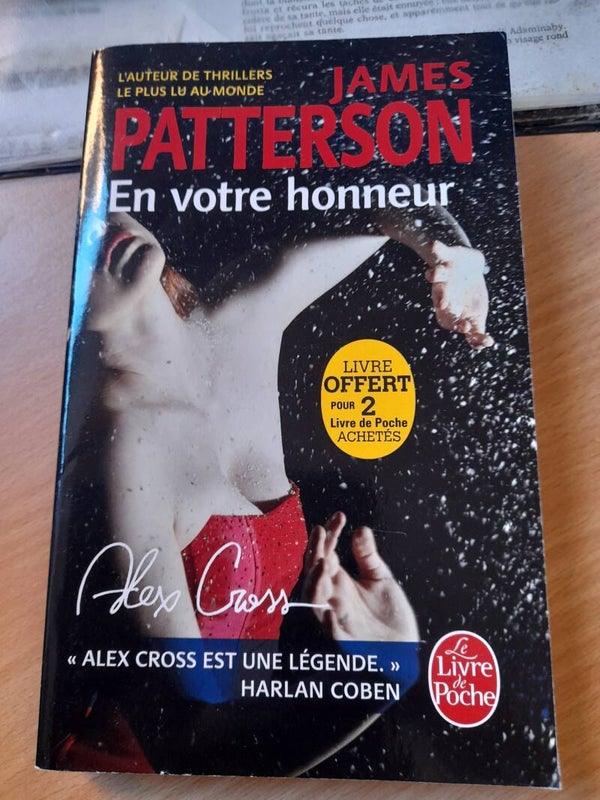 Alex Cross : En votre honneur - James Patterson - Le livre de poche - 2017