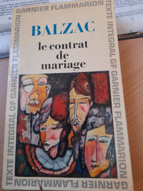 Le contrat de mariage - Honoré de Balzac - GF garnier Flammarion - 1966