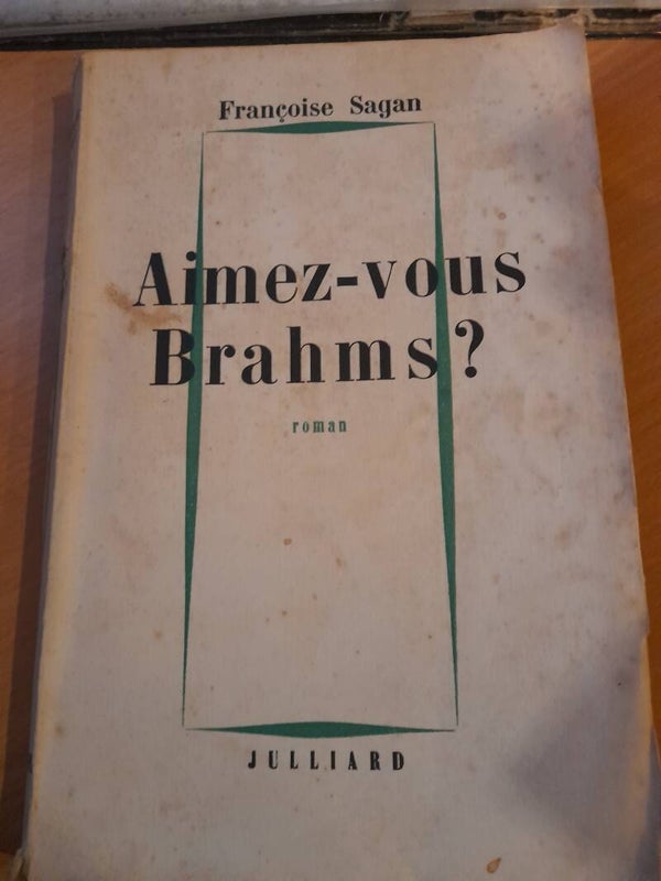 Aimez vous Brahms... - Françoise Sagan- julliard - 1959
