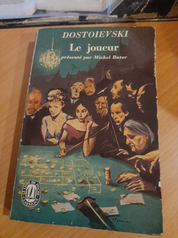 Le joueur - Dostoïevsky - le livre de poche-  1958 russe