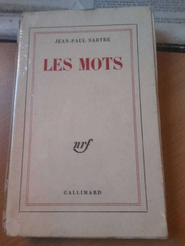 Les mots - jean paul Sartre - gallimard - 1963