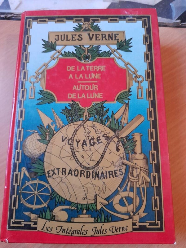 De la,terre a la lune / autour de la lune -Jules Verne - hachette grandes oeuvres-1978