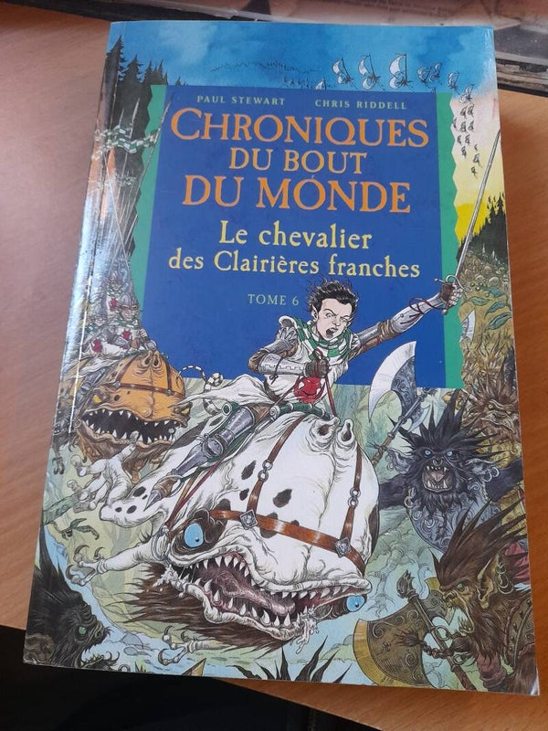 Chroniques du bout du monde T6 Le chevalier des clairières franches  - Paul Steward et Chris Riddell - Milan - 2005