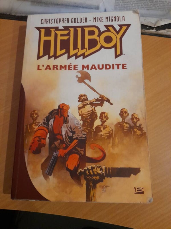 Hellboy L'armée maudite - Christopher Golden et Mike Mignola - Bragelonne - 2007