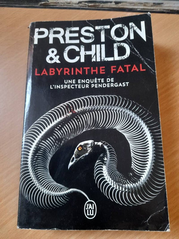 Labyrinthe fatal  - Douglas Preston et Lincoln Child - j'ai lu - 2016