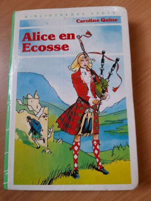 Alice en Ecosse- Caroline Quine - bibliothèque verte - 1970