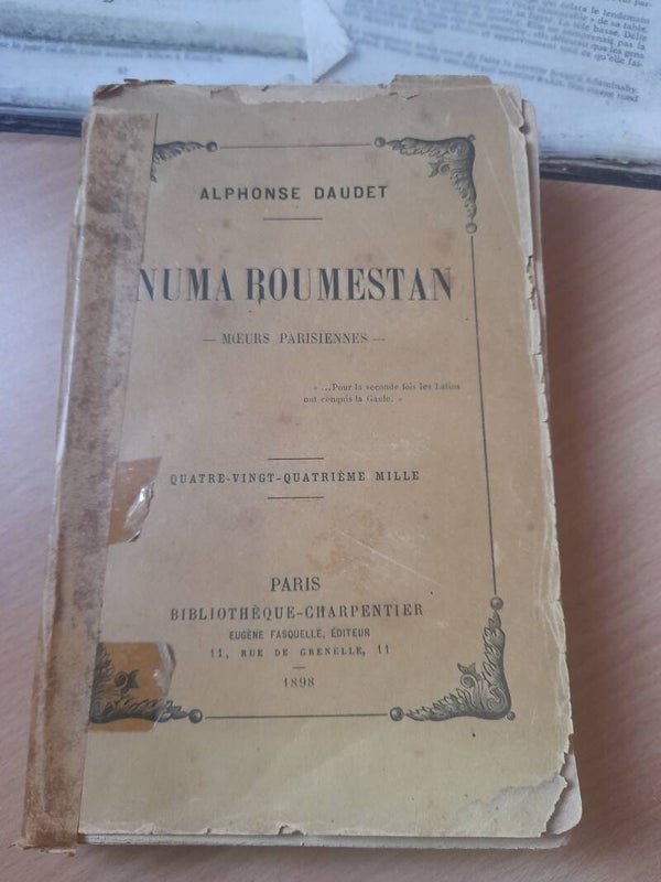 Numa Roumestan - Alphonse Daudet - bibliothèque charpentier - 1898